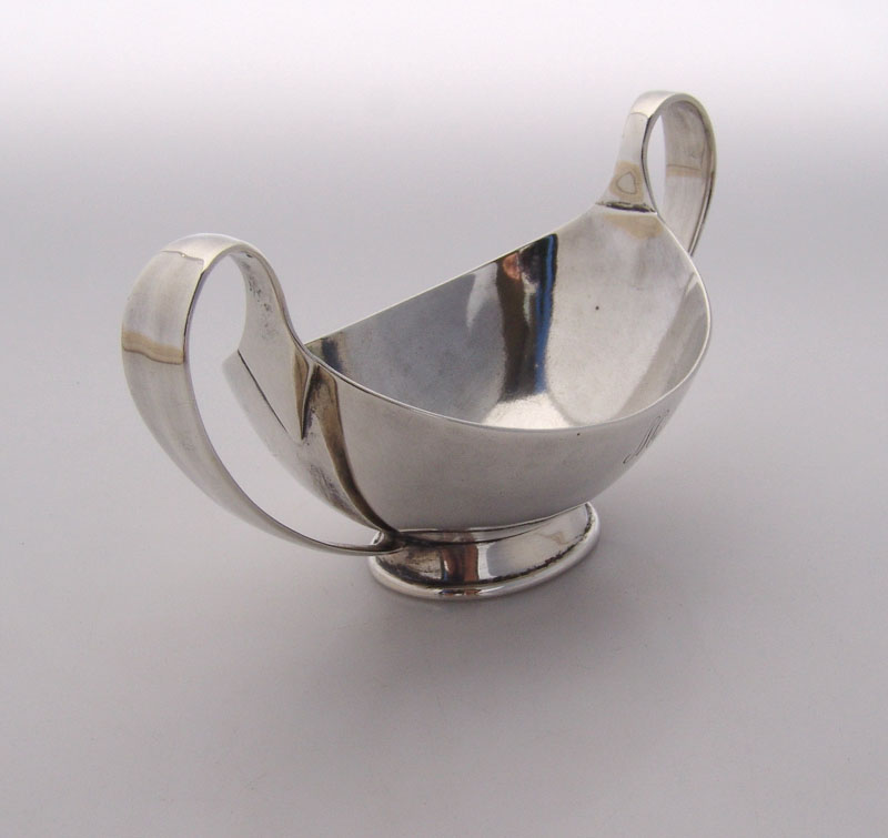 Arthur Stone Arts ans Crafts Salt Dishes Herbert Taylor 1910 Sterling Silver