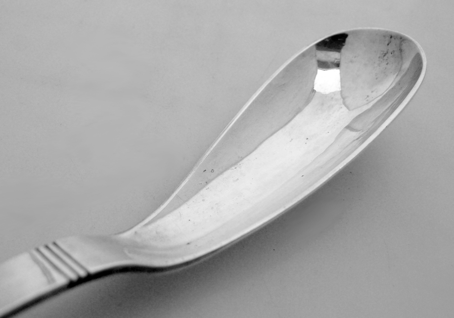 Serving Set Hand Made Hammered Zacho Los Angeles 1950 Monogram B