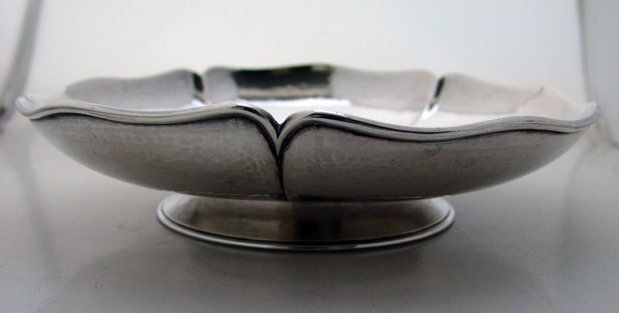 Kalo Footed Bowl 5 Panel Sterling Silver 1930