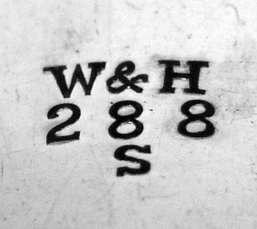 Aesthetic Coin Silver Napkin Ring Wood and Hughes 1875 Monogram AWS
