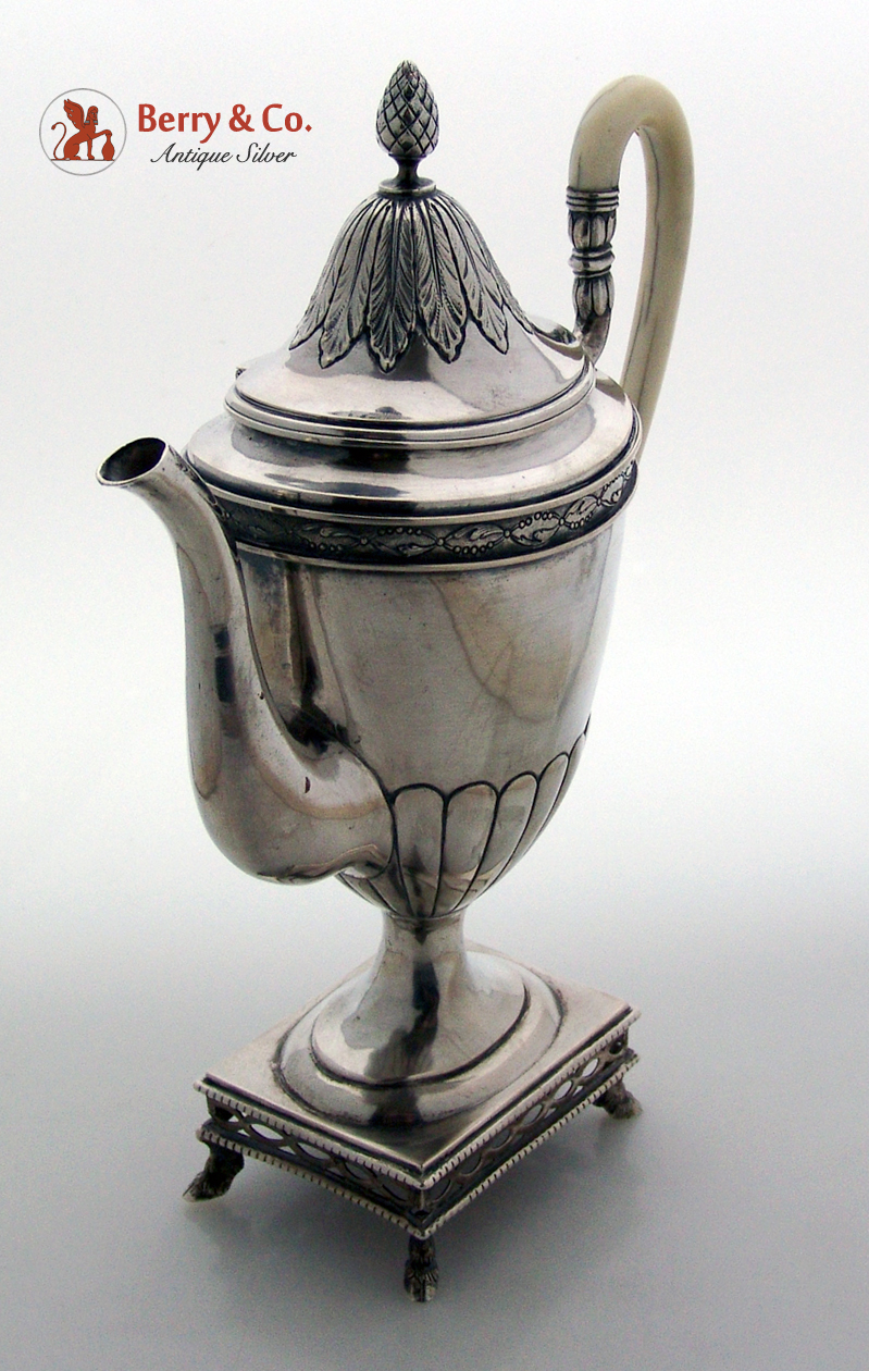 Coffee Set French Style Sterling Silver 1820 Austrian Import 1910
