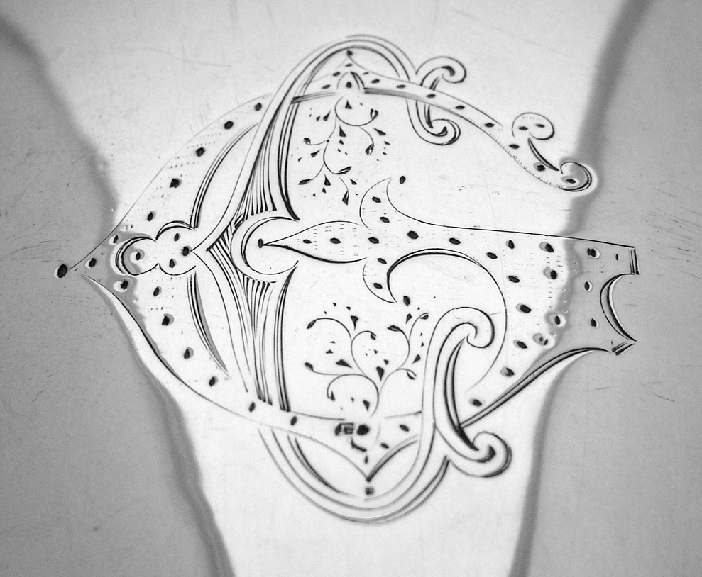  Ram&prime;s Head Teapot Shreve Stanwood Boston 1865 Sterling Silver Monogram CG 