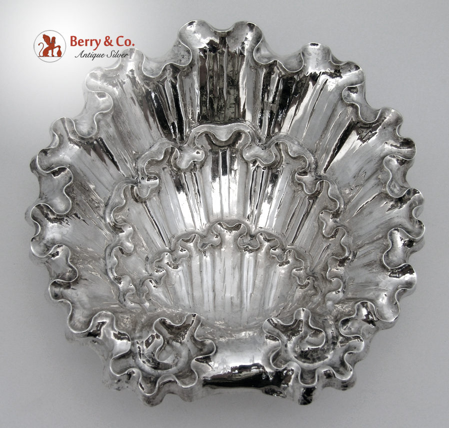 Shell Bowl Griffon Feet Spanish Sterling Silver 1900