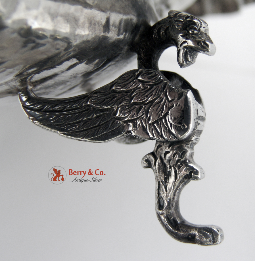 Shell Bowl Griffon Feet Spanish Sterling Silver 1900