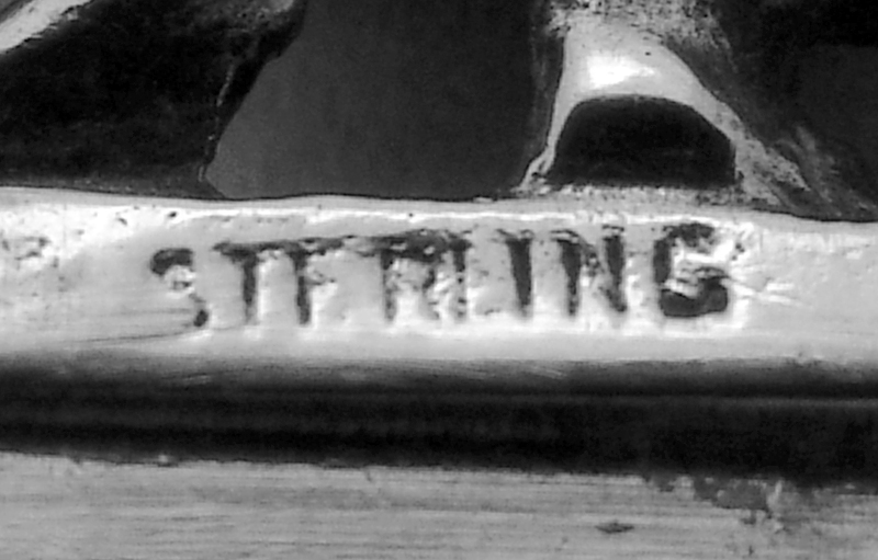 Figural Letter Opener Victorian Lady Sterling Silver 1890