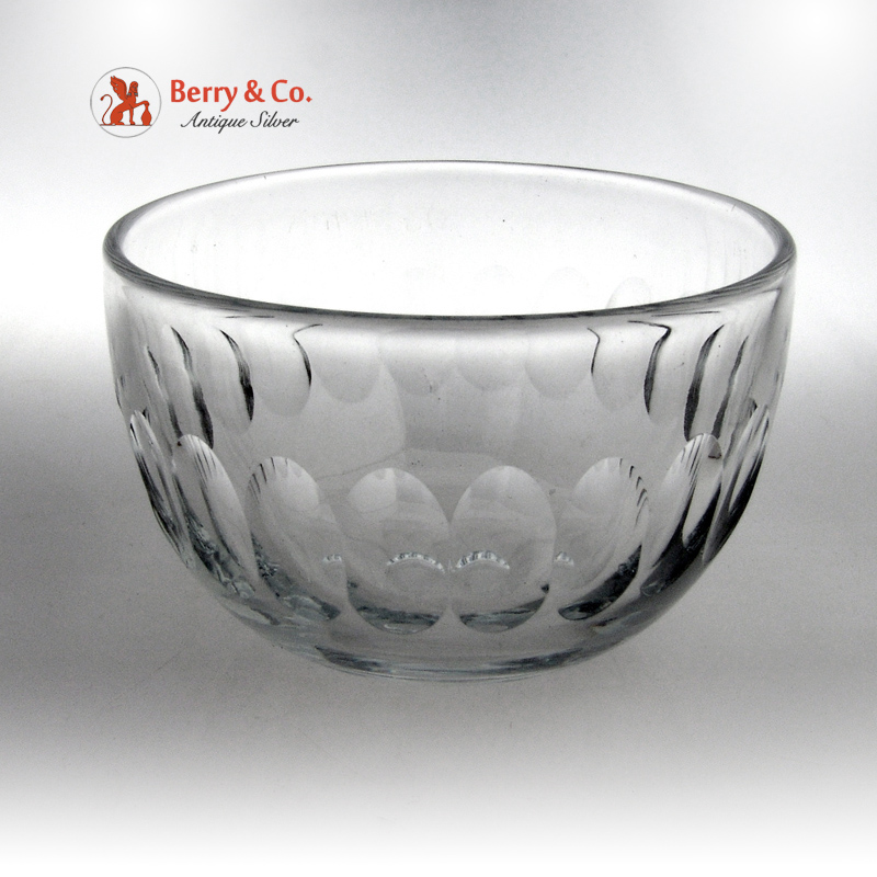 French Drageoir 950 Sterling Crystal Courtois 1835