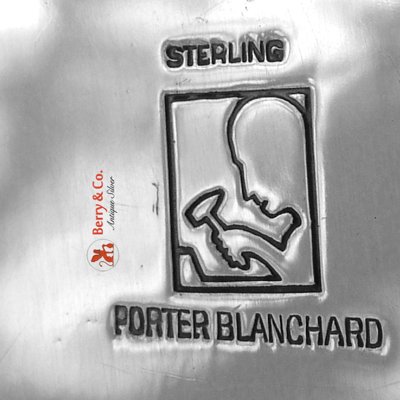 Arts and Crafts 4 Piece Coffee Set Porter Blanchard Sterling Silver