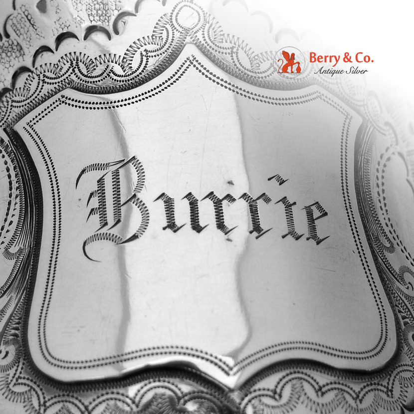 Coin Silver Christening Cup Burrie 1860