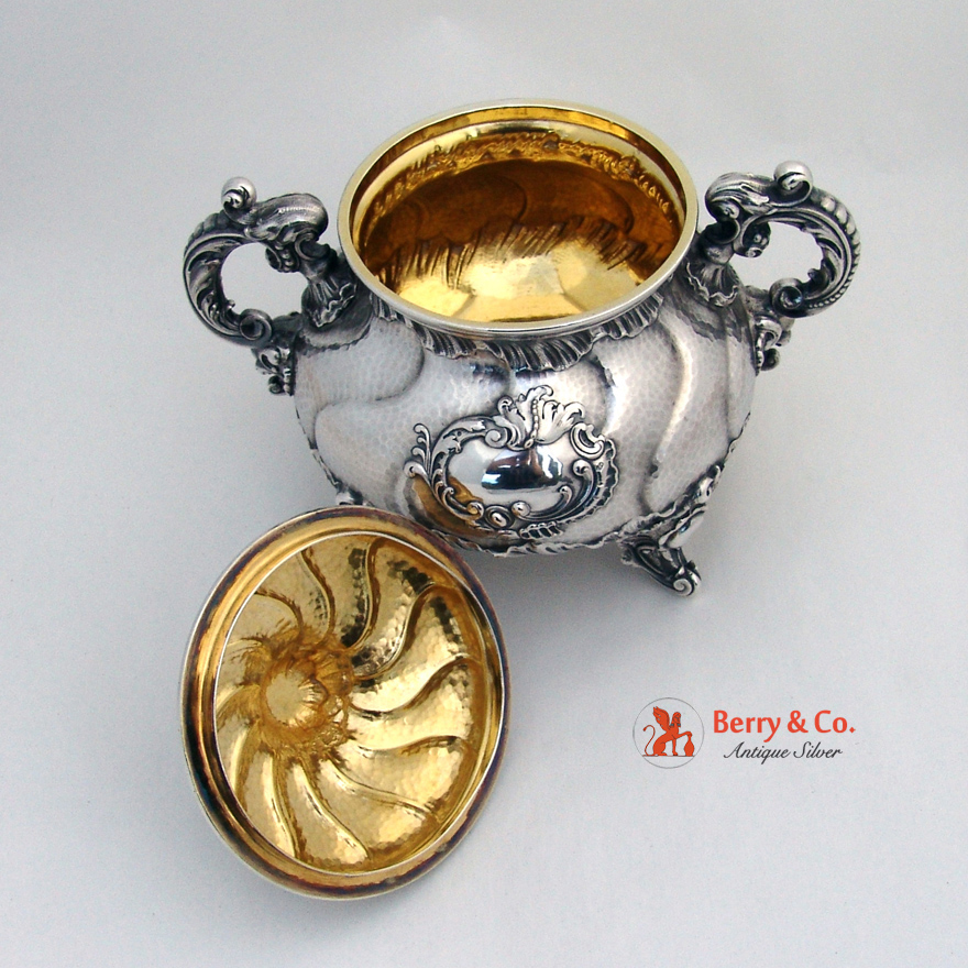 Ornate Baroque Tea and Coffee 4 Piece Set Germany 1890