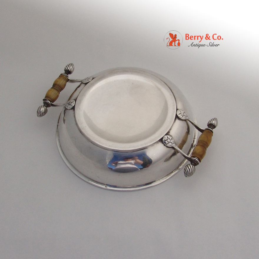 Covered Serving Dish Arts and Crafts Richard Dimes 1915 Sterling Silver