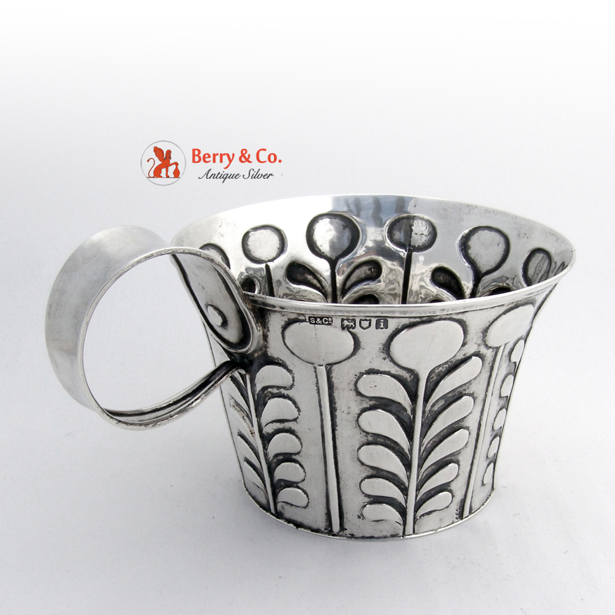 Arts and Crafts Large Cup Sterling Silver Sydney and Company London 1924