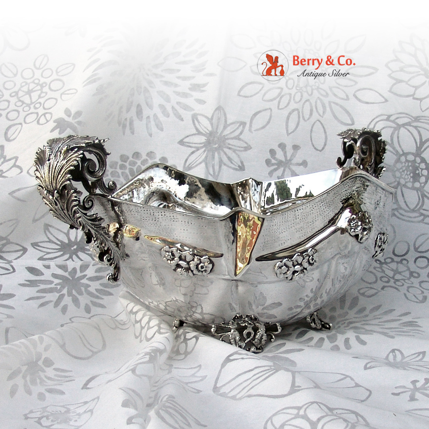 Huge Ornate Ceter Piece Bowl Hand Made Italy 1960
