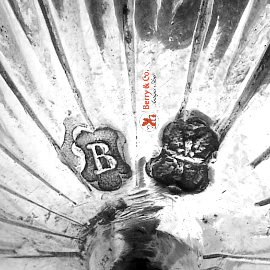 Large Serving Bowl Griffon and Lion Mask Decorations Nuremberg 1840