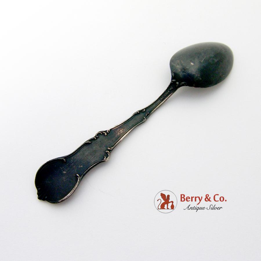 Henry Wadsworth Longfellow Souvenir Spoon Sterling Silver Enamel Watson 1900