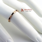 Vintage Chinese Elephant Whisker Band Ring 14K Gold 1930