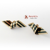 Designer Twist Swirl Earrings Sterling Silver 14 K Gold Paul Morelli