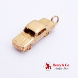 Movable 1961 Chevy Chevrolet Model Charm Pendant 14K Gold