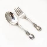 .Old Masters Baby Set Spoon and Fork Sterling Silver Towle 1942