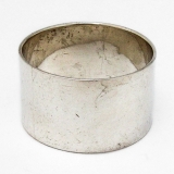 .English Plain Design Napkin Ring Sterling Silver 1918 Birmingham