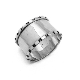 .English Sterling Silver Napkin Ring Cut Out Design