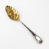 .Georgian Engraved Tablespoon Gilt Bowl Sterling Silver 1807