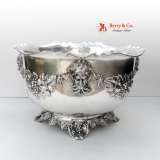 .Punch Bowl Bacchus Sterling Silver Bailey-Banks and Biddle Co