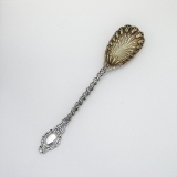 .Buccellati Lily Of The Valley Serving Spoon Gilt Bowl Sterling Silver
