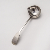 .Irish Spouted Sauce Ladle Philip Weekes Sterling Silver 1833