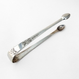 .English Bright Cut Sugar Tongs George Wintle Sterling Silver 1794