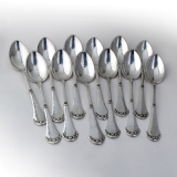 .Arts And Crafts 12 Tablespoons Set 830 Standard Silver 1924 Denmark