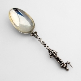 .Dutch Spoon Scales Of Justice Figural Handle 833 Standard Silver 1934