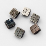 .William Spratling Small Square Buttons Set 980 Sterling Silver 1938 Taxco