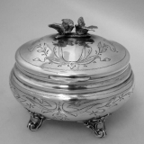 .Austrian Bird Sugar Box 1890 800 Silver