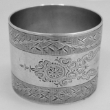 .American Coin Silver Napkin Ring c. 1875