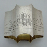 .Sterling Silver Napkin Ring Mission Dolores 1920