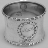.American Sterling Silver Ribbon Napkin Ring Gorham 1910