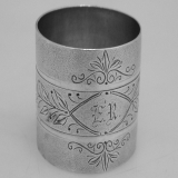 .American Coin Silver Napkin Ring 1880