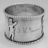 .Sterling Silver Cupid Napkin Ring 1910