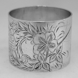 .Sterling Silver Napkin Ring 1880 Monogram G