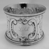 .American Coin Silver Napkin Ring 1860