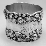.American Sterling Silver Napkin Ring Gorham 1890