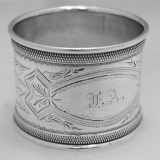 .American Coin Silver Napkin Ring Gorham 1870