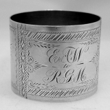 .Sterling Silver Napkin Ring 1880