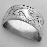 .Norwegian 830 Standard Silver Napkin Ring 1930