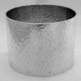 .Hammered Napkin Ring Dominick and Haff Sterling Silver 1885
