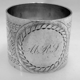 .American Sterling Silver Napkin Ring Gorham 1882