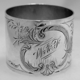 .Sterling Silver Napkin Ring 1890