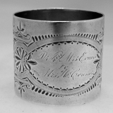 .Sterling Silver Napkin Ring Gorham 1883