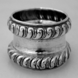 .German 800 Silver Napkin Ring 1890
