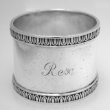 .English Sterling Silver Napkin Ring 1906